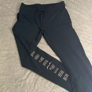 NWT Pink brand size M dark green yoga pants